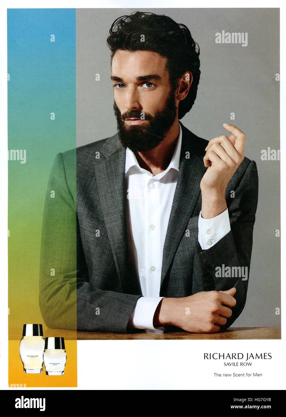 2010s UK Richard James Annonce magazine Banque D'Images