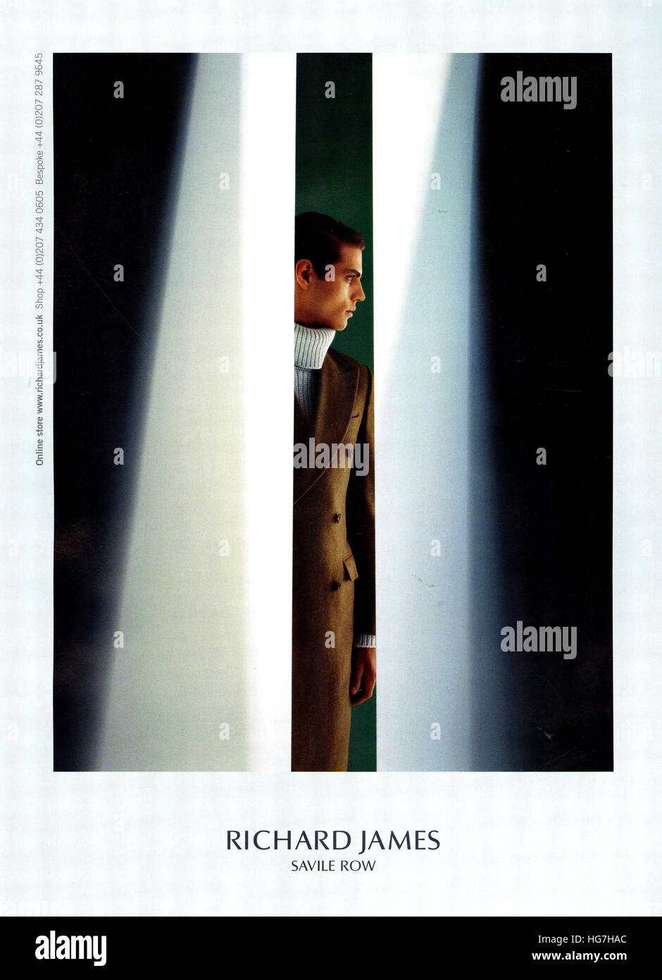 2010s UK Richard James Annonce magazine Banque D'Images