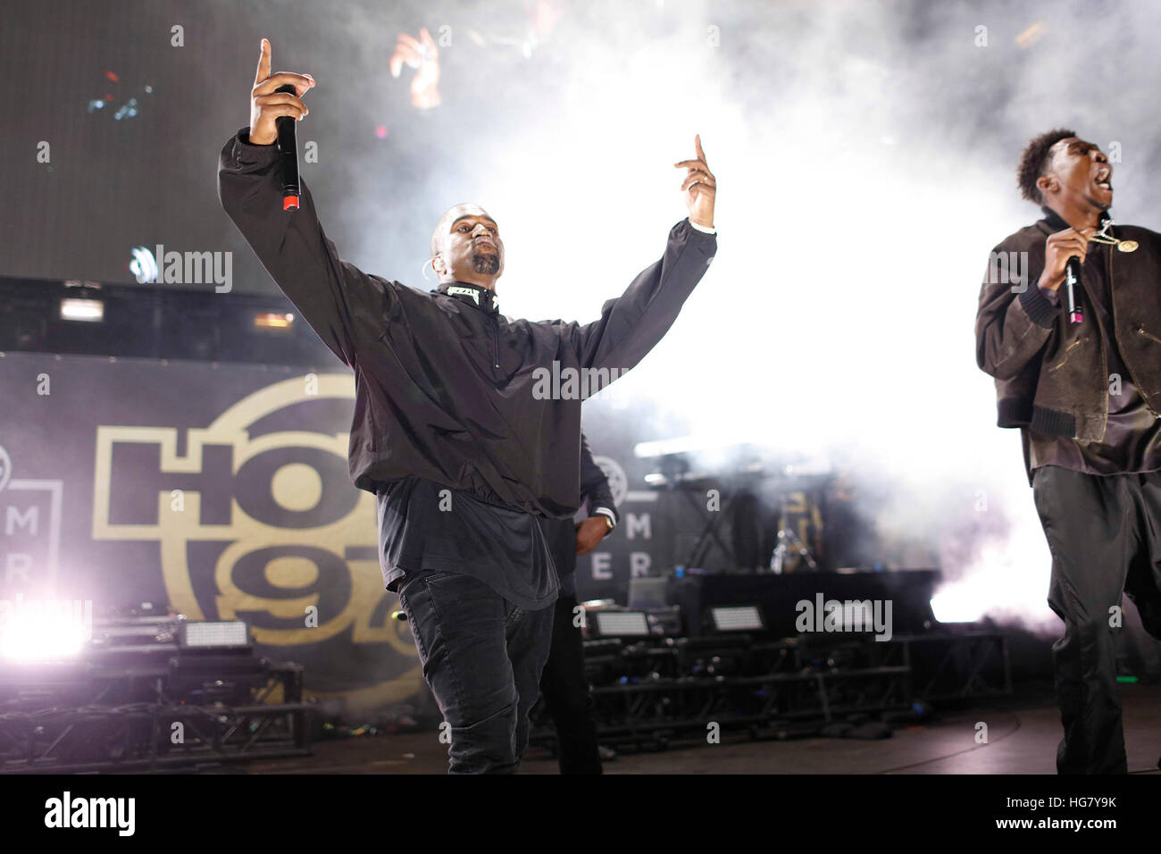 Kanye West et G.O.O.D Music performer au Summerjam 2016 Banque D'Images