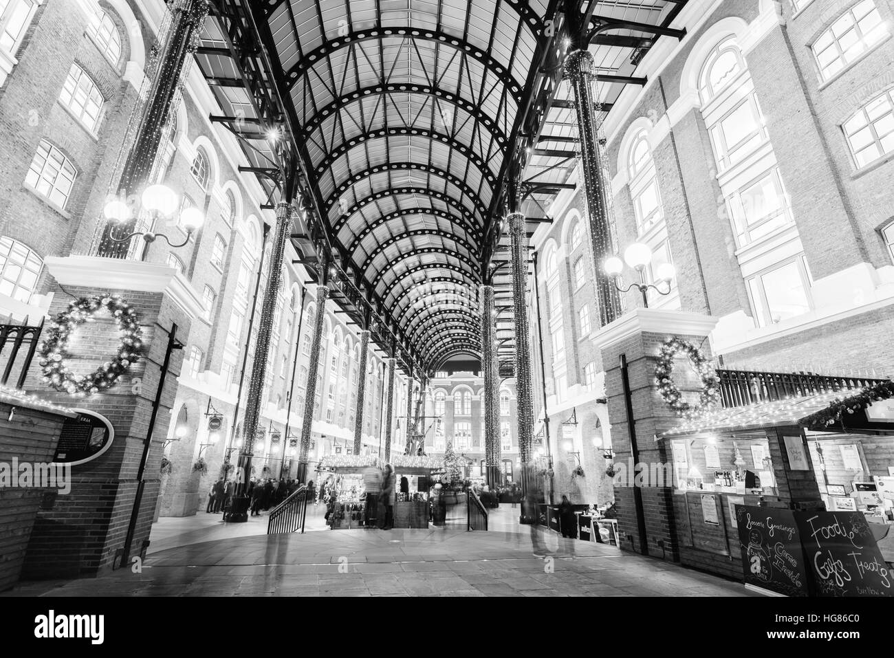 Hay's Galleria Shopping Complex, Londres, Angleterre. Banque D'Images