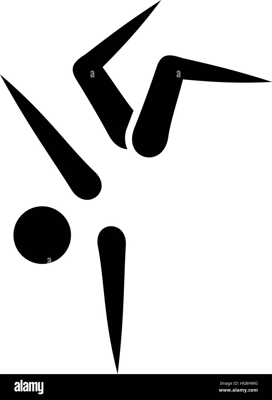 Icône breakdance Illustration de Vecteur