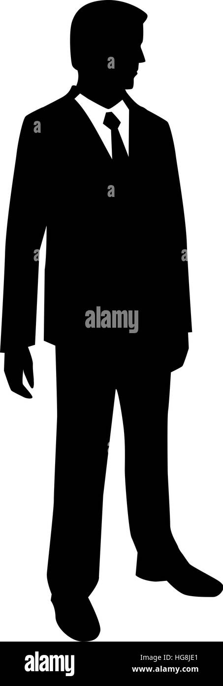 Silhouette d'affaires Illustration de Vecteur Silhouette d'affaires Illustration de Vecteur
