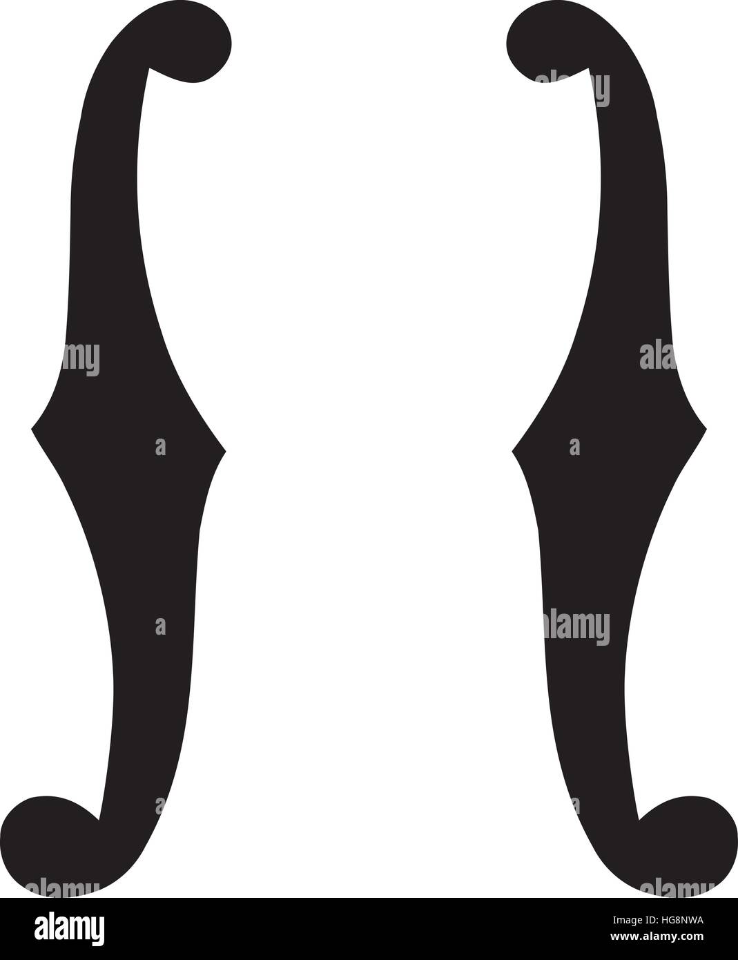 Trou de violon f Illustration de Vecteur