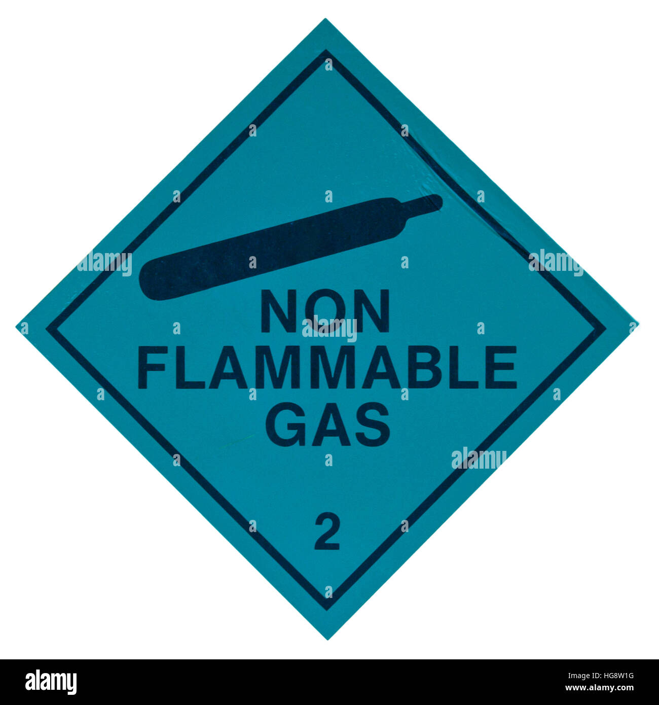 Gaz inflammable Non Sign Banque D'Images