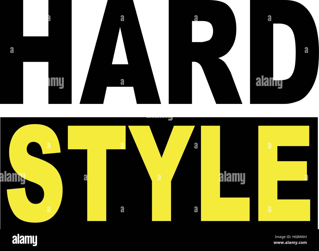 Hardstyle Illustration de Vecteur