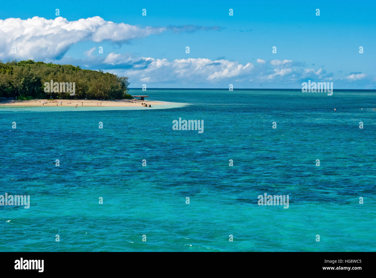 Paradise Island, l'île Green, Queensland, Australie Banque D'Images