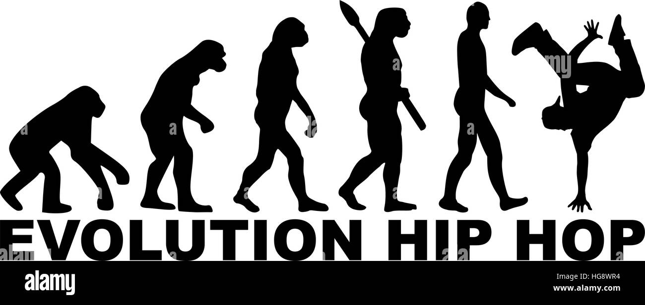 Evolution hip hop Illustration de Vecteur