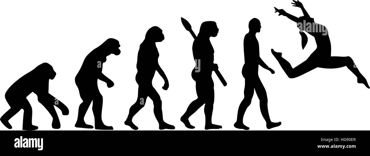 L'évolution de la danse jazz Illustration de Vecteur