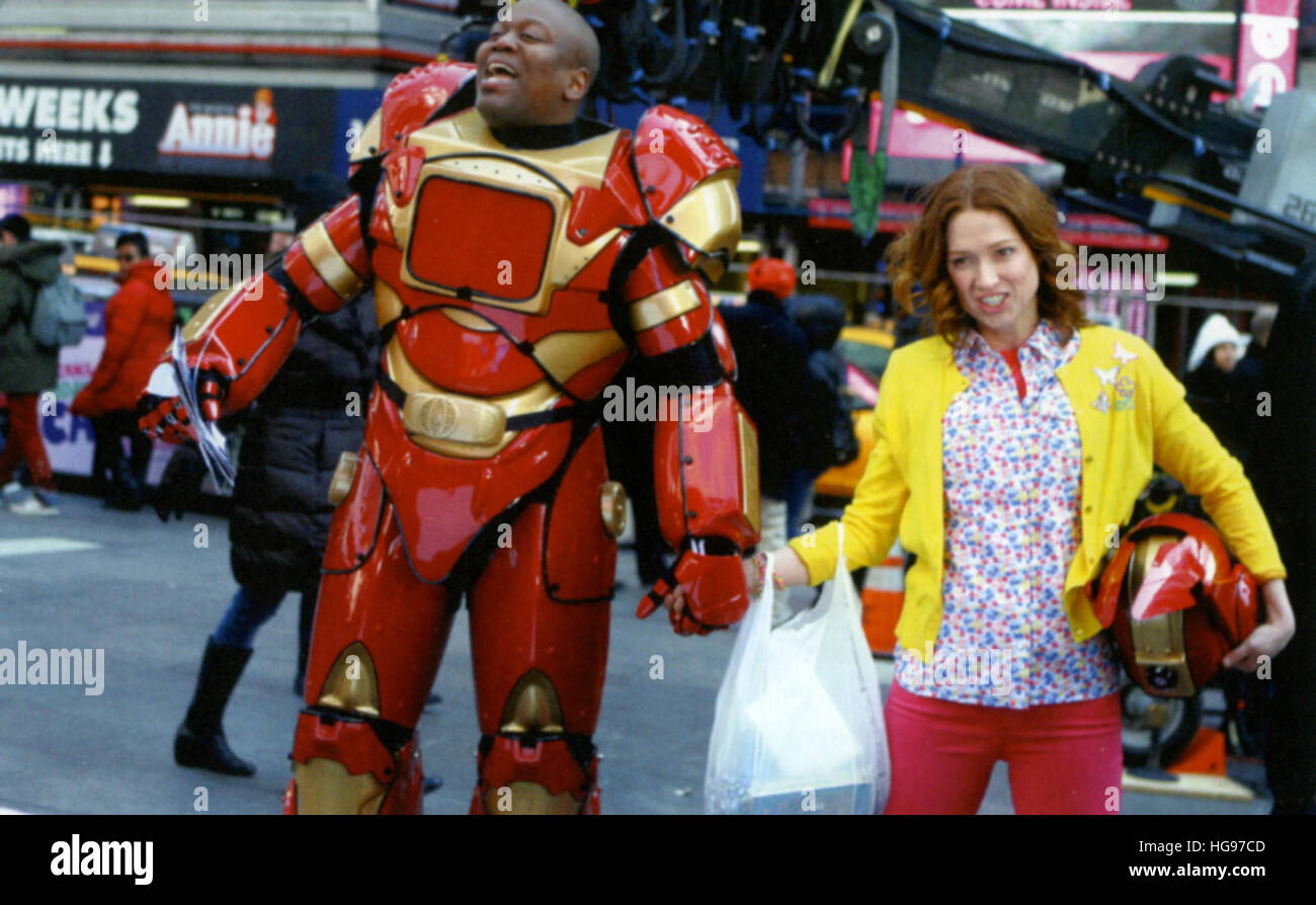 KIMMY INCASSABLE SCHMIDT 3 Arts Entertainment TV série avec Ellie Kemper comme comme Kimmy et Tituss Burgess Banque D'Images