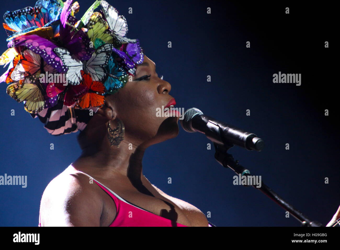 India Arie fonctionne à l'Essence Music Festival 2015 au Superdome le 3 juillet 2015 à la Nouvelle Orléans, Louisiane. Banque D'Images