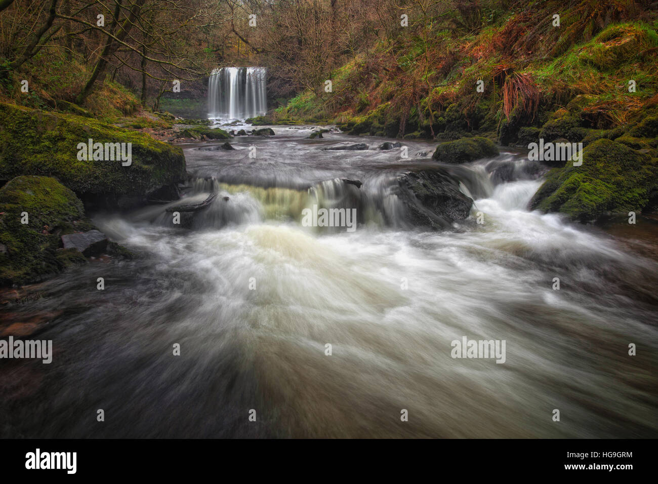 Sgwd yr Eira cascades Banque D'Images