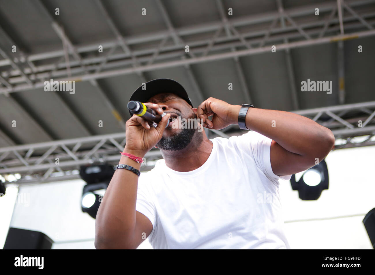 Boyz II Men effectue au cours de la # BlogHer15 : des experts parmi nous. Fête de clôture Banque D'Images