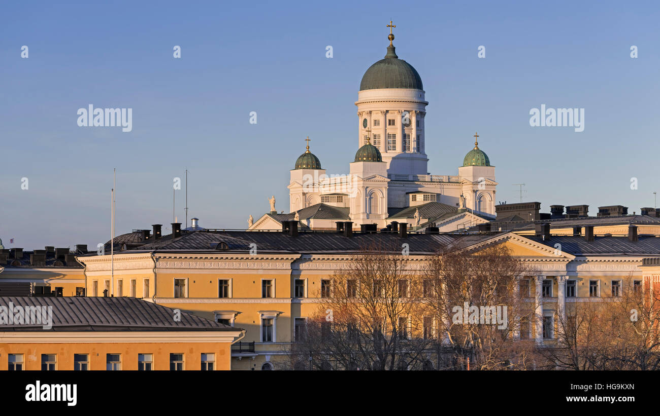 Cathédrale d'Helsinki Finlande Banque D'Images