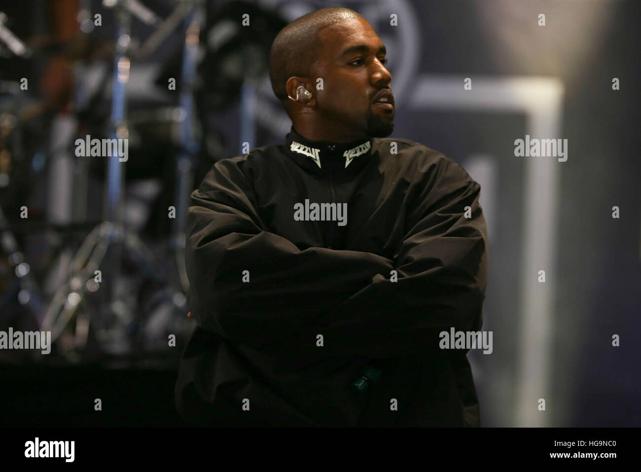 Kanye West et G.O.O.D Music performer au Summerjam 2016 Banque D'Images