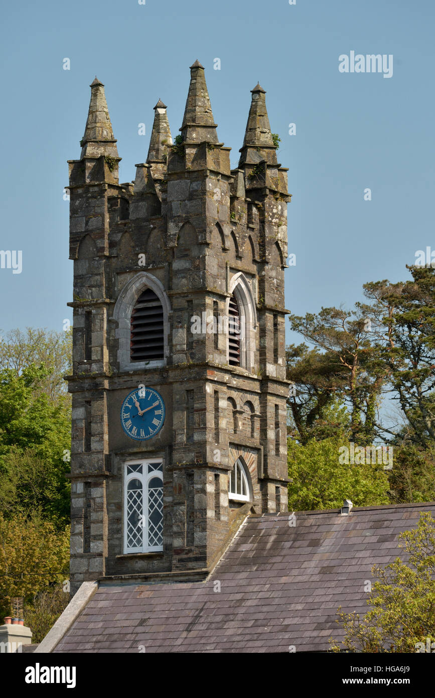 L'Eglise d'Irlande Bantry clocher de l'Église Banque D'Images