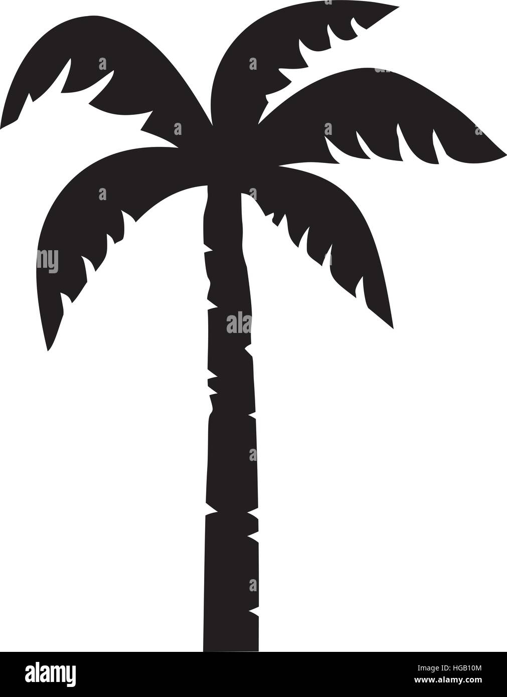 Palm tree vector Illustration de Vecteur