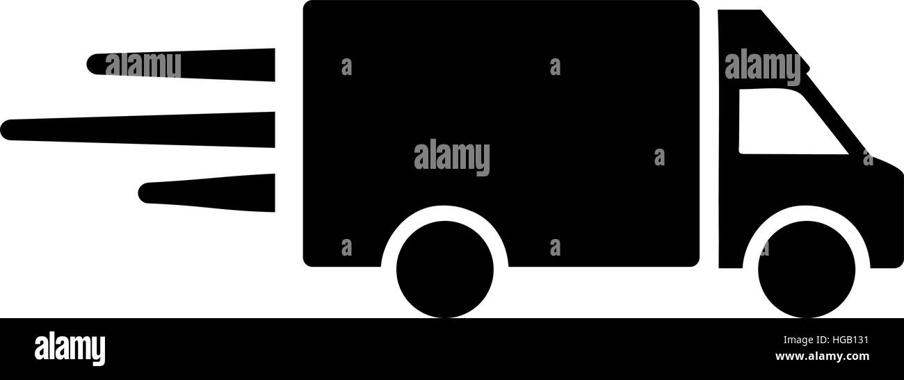 Icône Delivery van Illustration de Vecteur