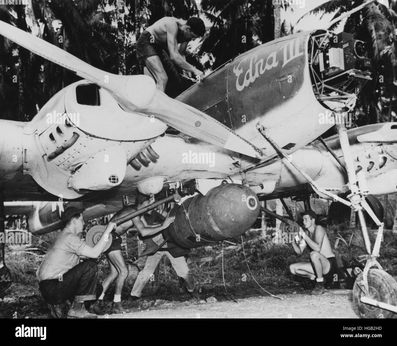 TDR Interstate-1 assault drone en préparation pour l'attaque, 1944. Banque D'Images