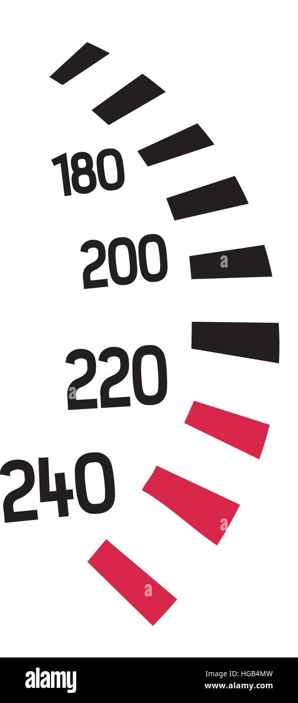 L'icône de l'indicateur de course Illustration de Vecteur