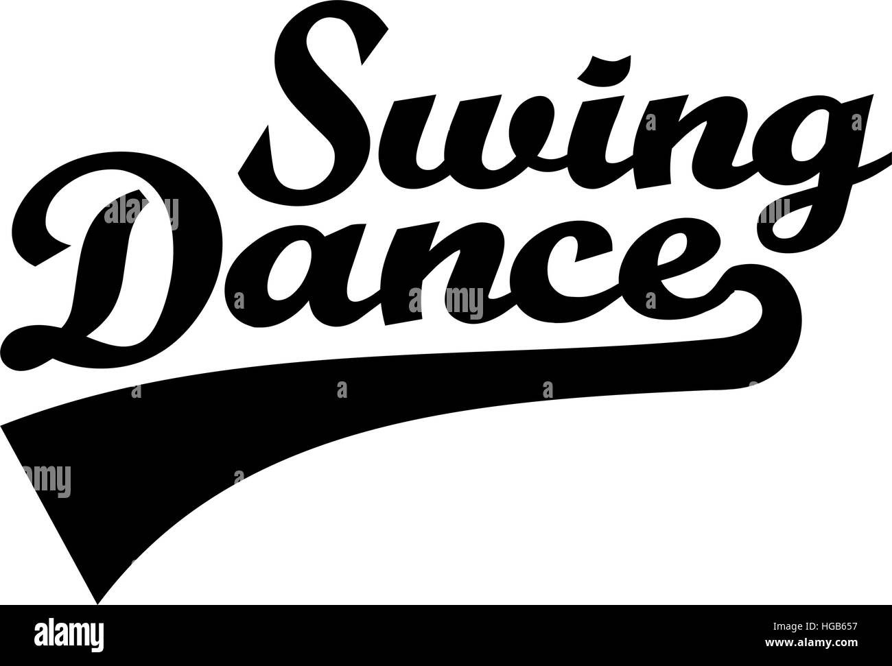 Mot rétro Swing Illustration de Vecteur