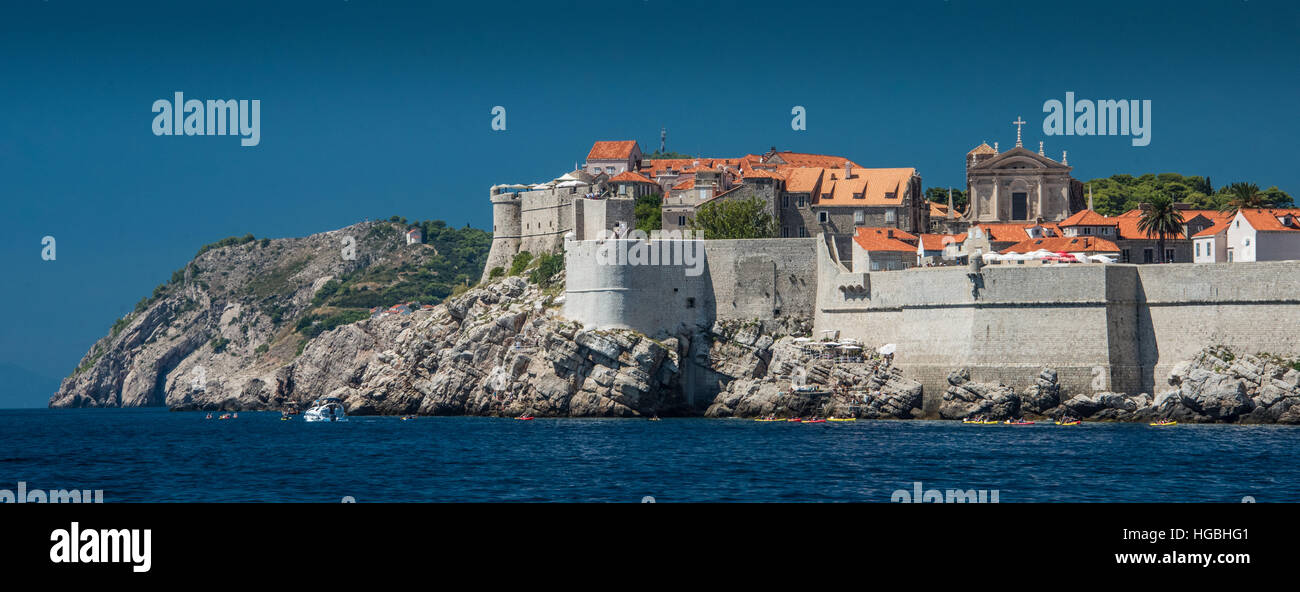 Vieille ville de Dubrovnik, Croatie, Europe Banque D'Images
