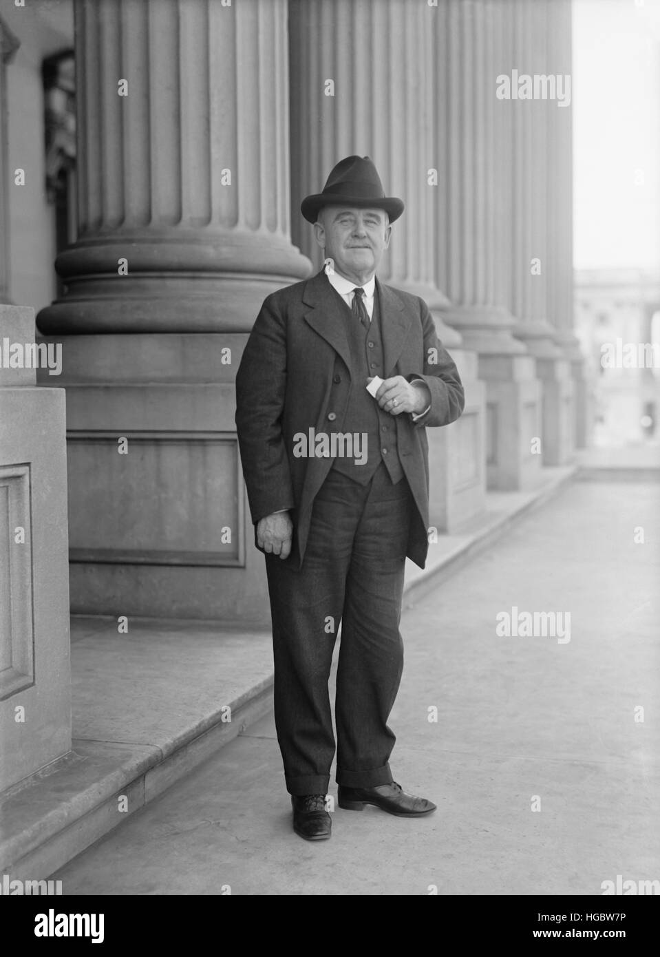 Le sénateur William Brown McKinley, vers 1915. Banque D'Images