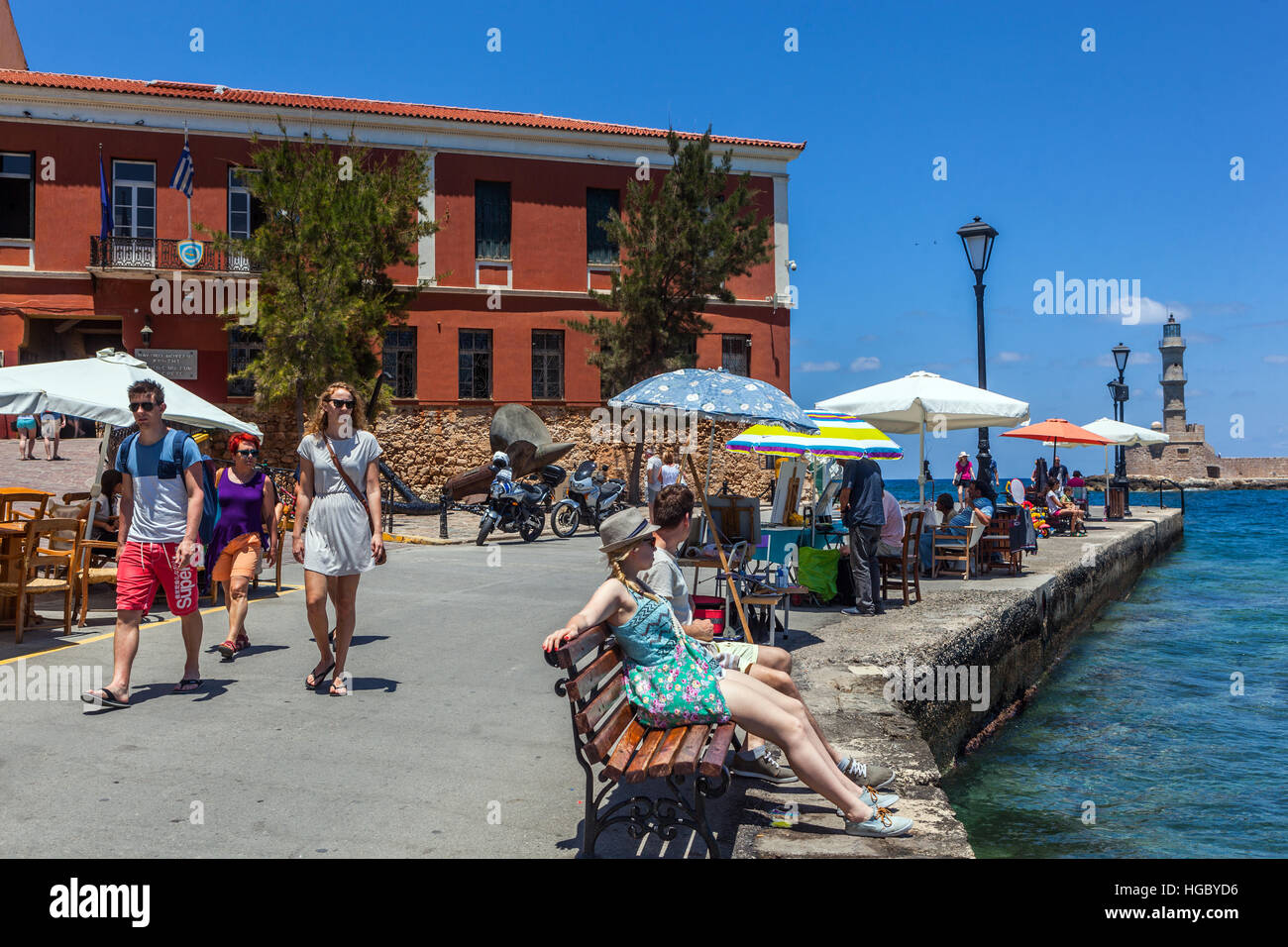 Musée maritime de la Canée Crète Chania Grèce Banque D'Images