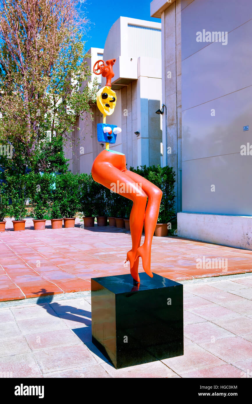 La fondation Joan Miro, Barcelone Banque D'Images