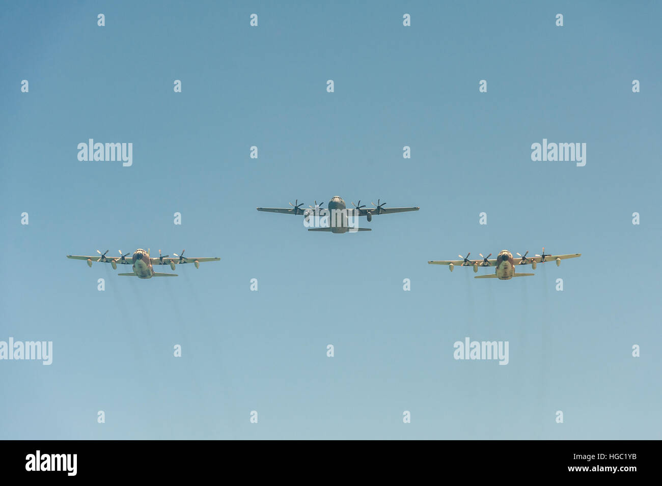 Yom Haatsmaout, jour de l'indépendance, Israël, airshow 2016 Banque D'Images