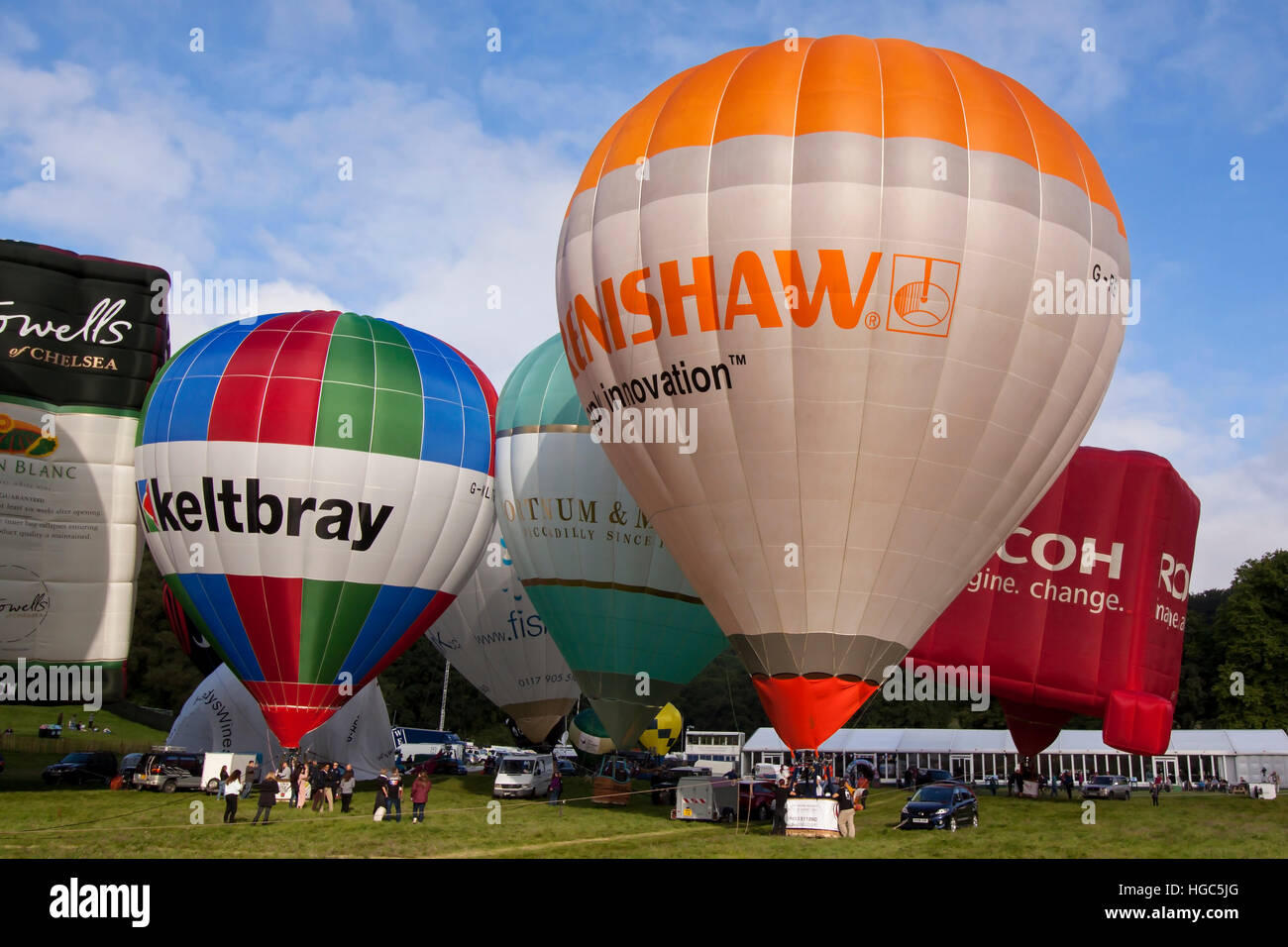 Bristol International Balloon Fiesta 2016 G-RENI Renishaw Banque D'Images