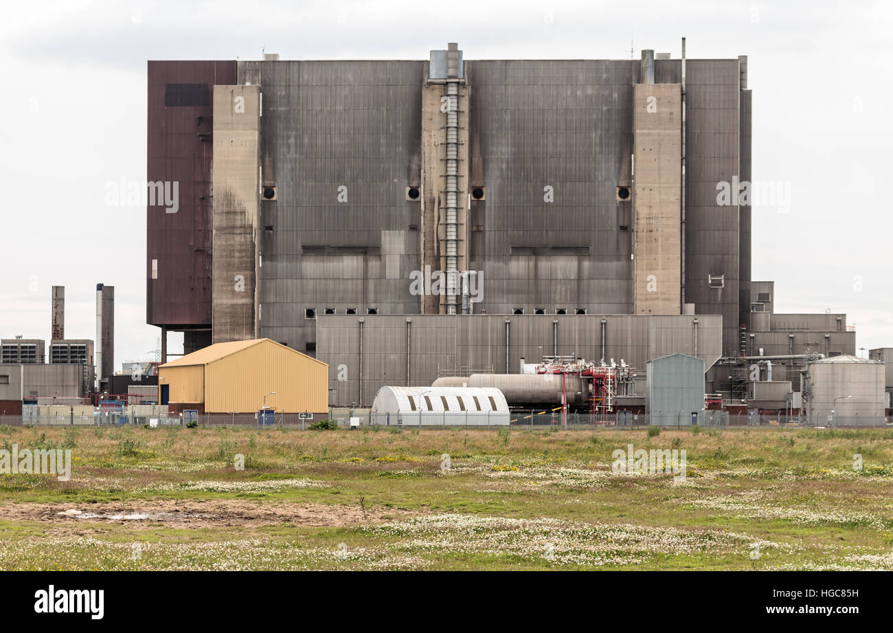 Centrale nucléaire de Hartlepool en raison d'arrêt en 2009. Toujours en cours d'exécution Banque D'Images