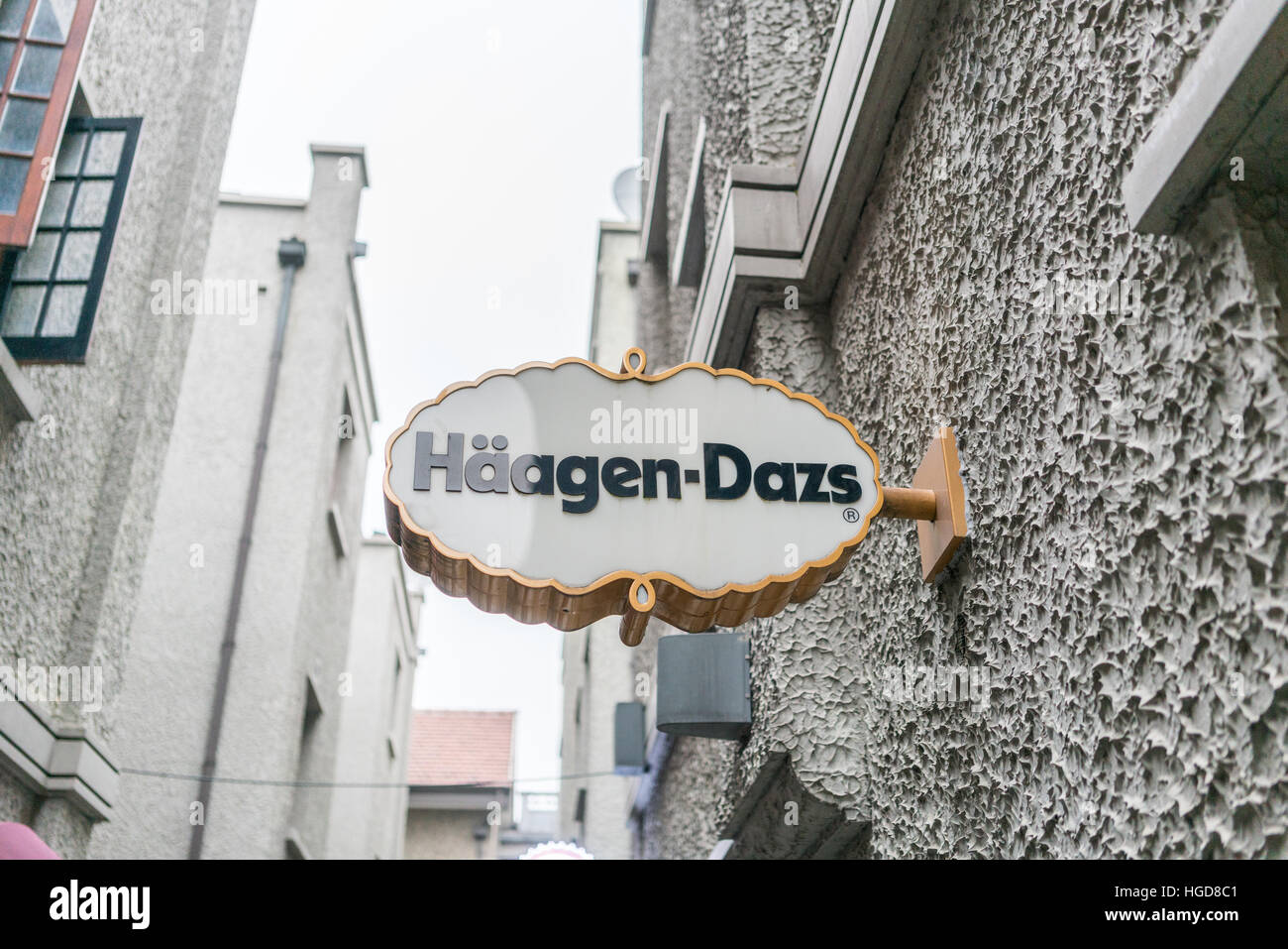 Haagen Dazs Banque D'Images