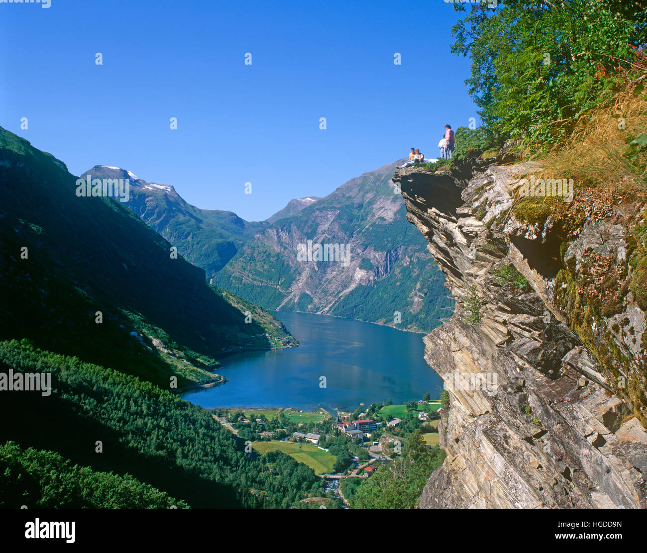 Geirangerfjord, More og Romsdal (Norvège) Banque D'Images