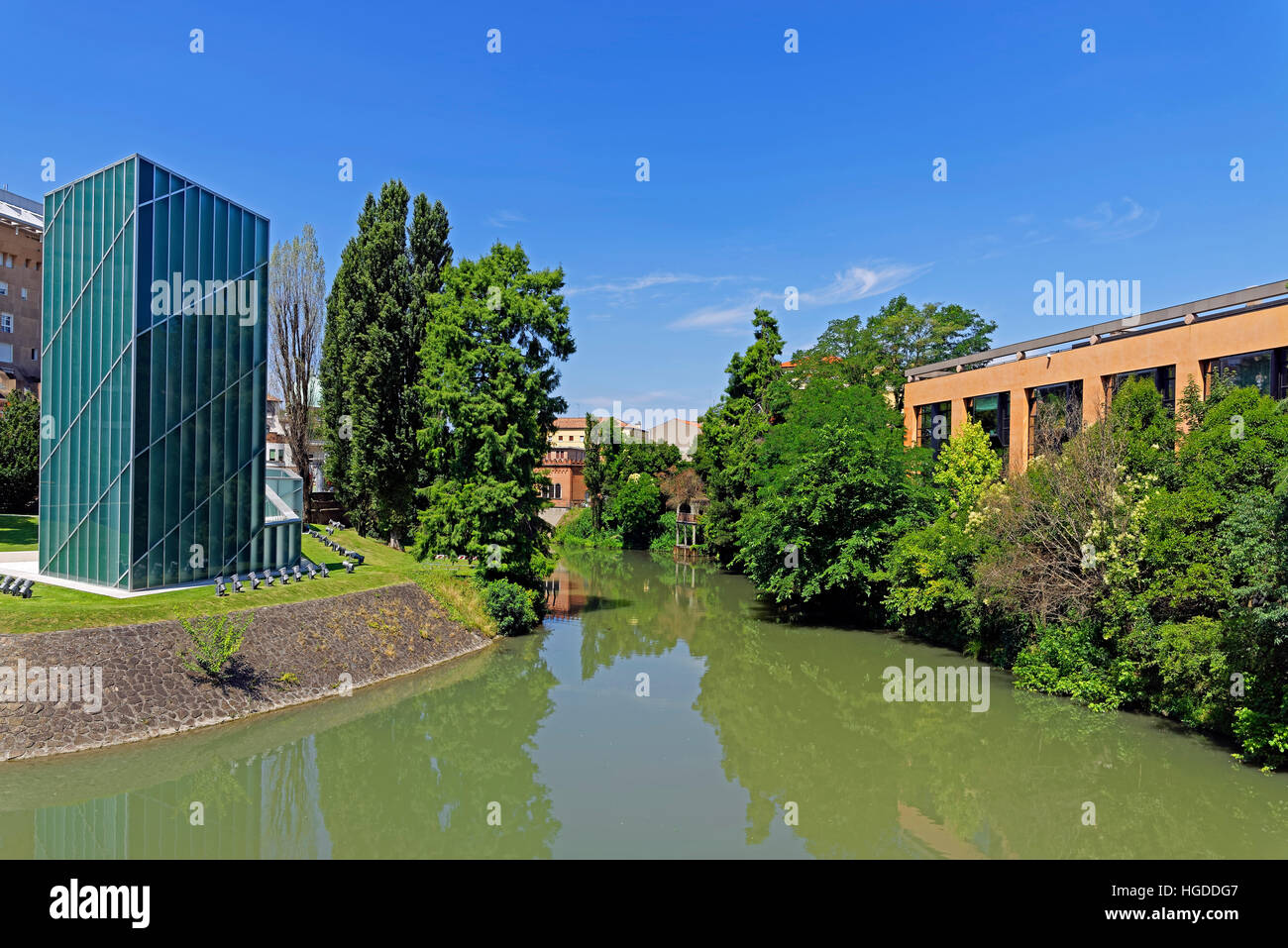 Padoue, Padova, Memoria e Luce, la mémoire, dans le 9/11/2001, l'architecte Daniel Libeskind, Banque D'Images