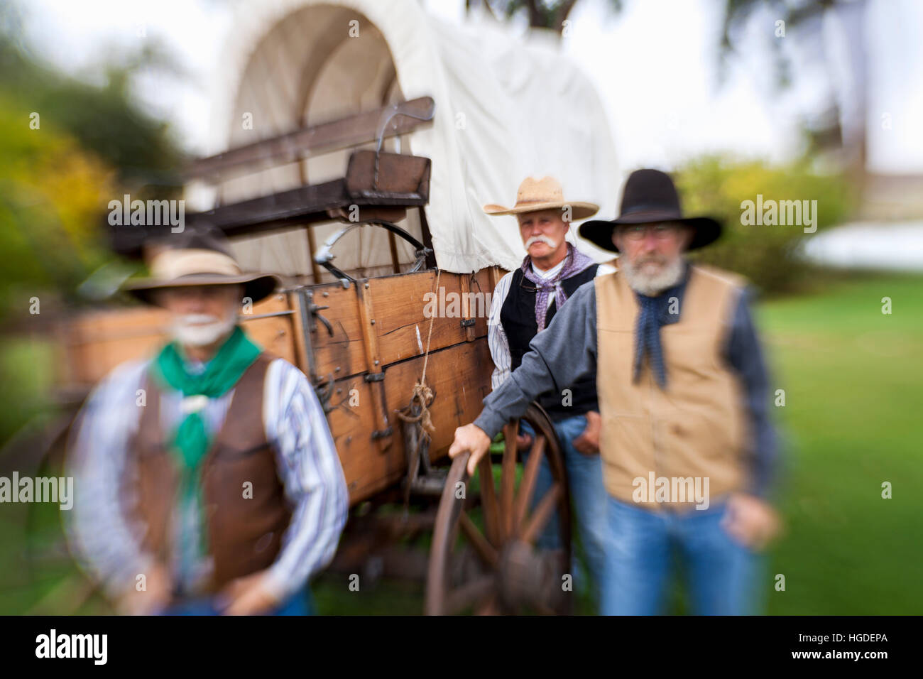 LB00135-00...WYOMING - Clint Black Mike Buckich Picklesimer et Bobby sur le Willow Creek Ranch. MR n° B19 - B18 - P10 Banque D'Images