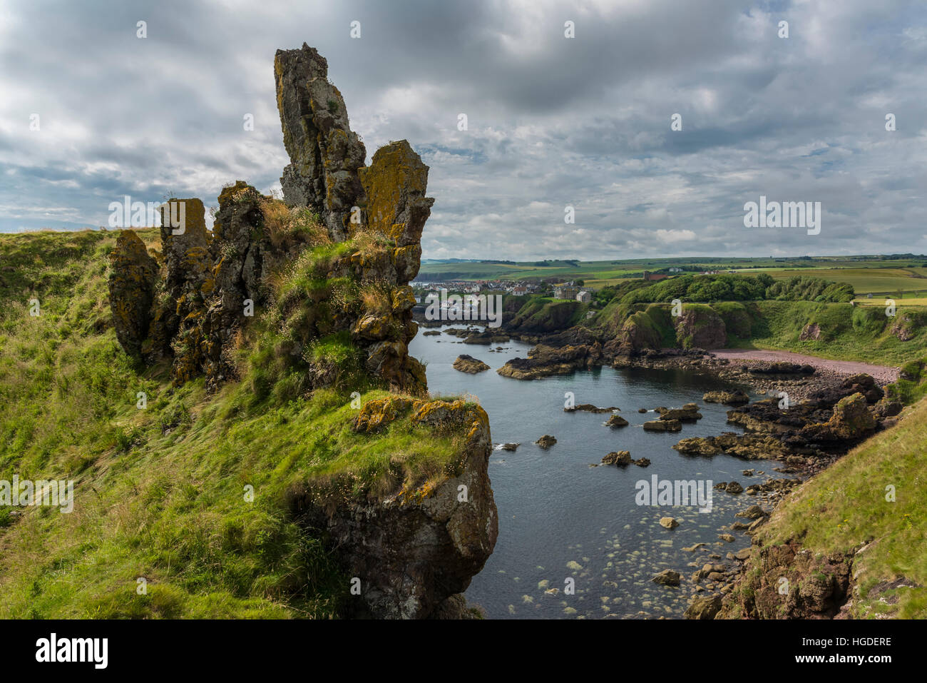 L'Écosse, St Abbs Banque D'Images
