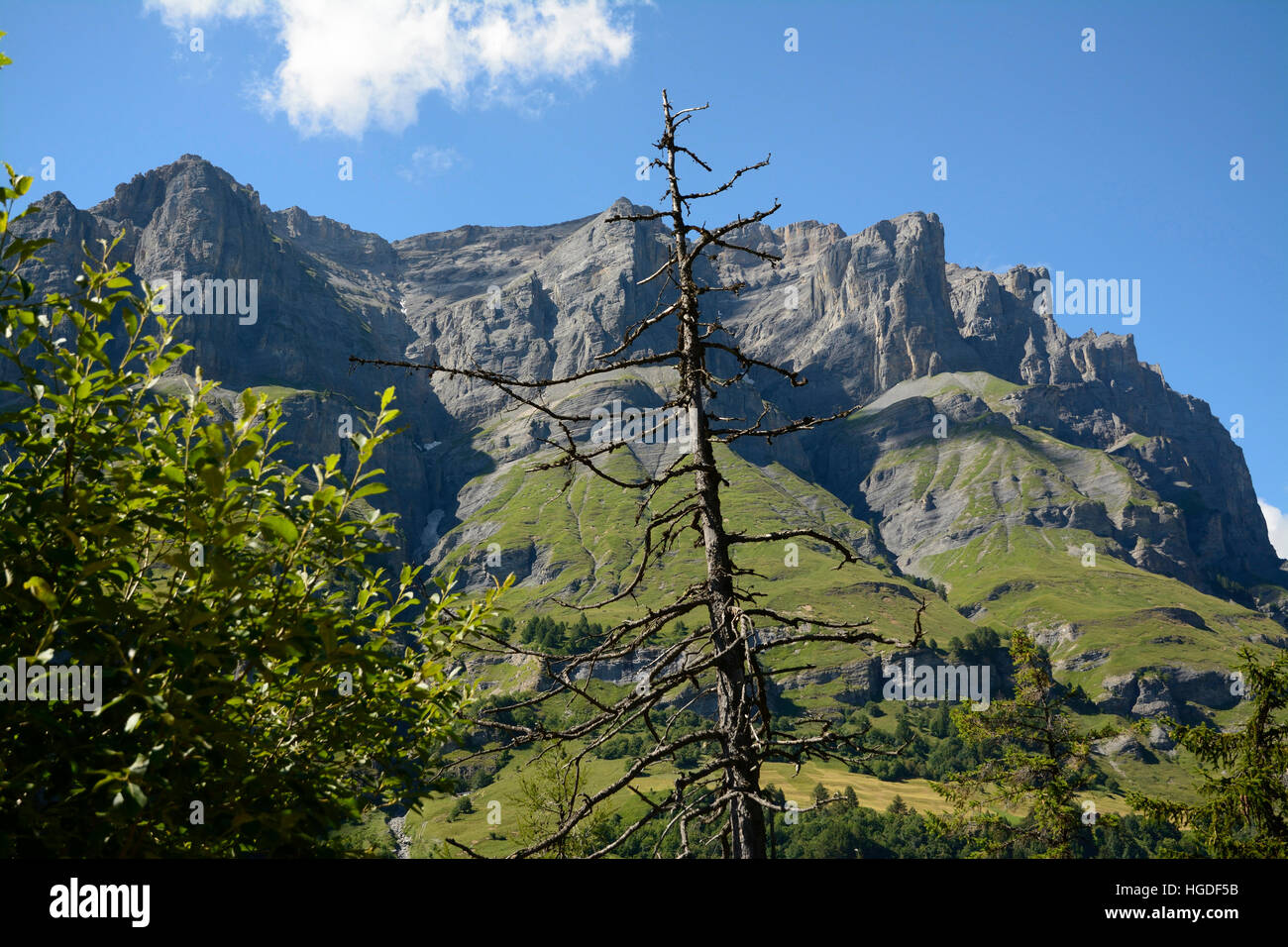 Montagne Daubenhorn, Valais, Suisse Banque D'Images