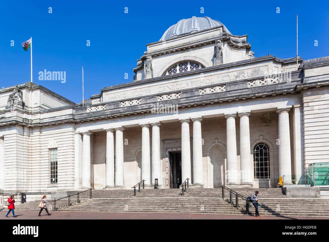 Pays de Galles, Cardiff, National Museum Cardiff Banque D'Images