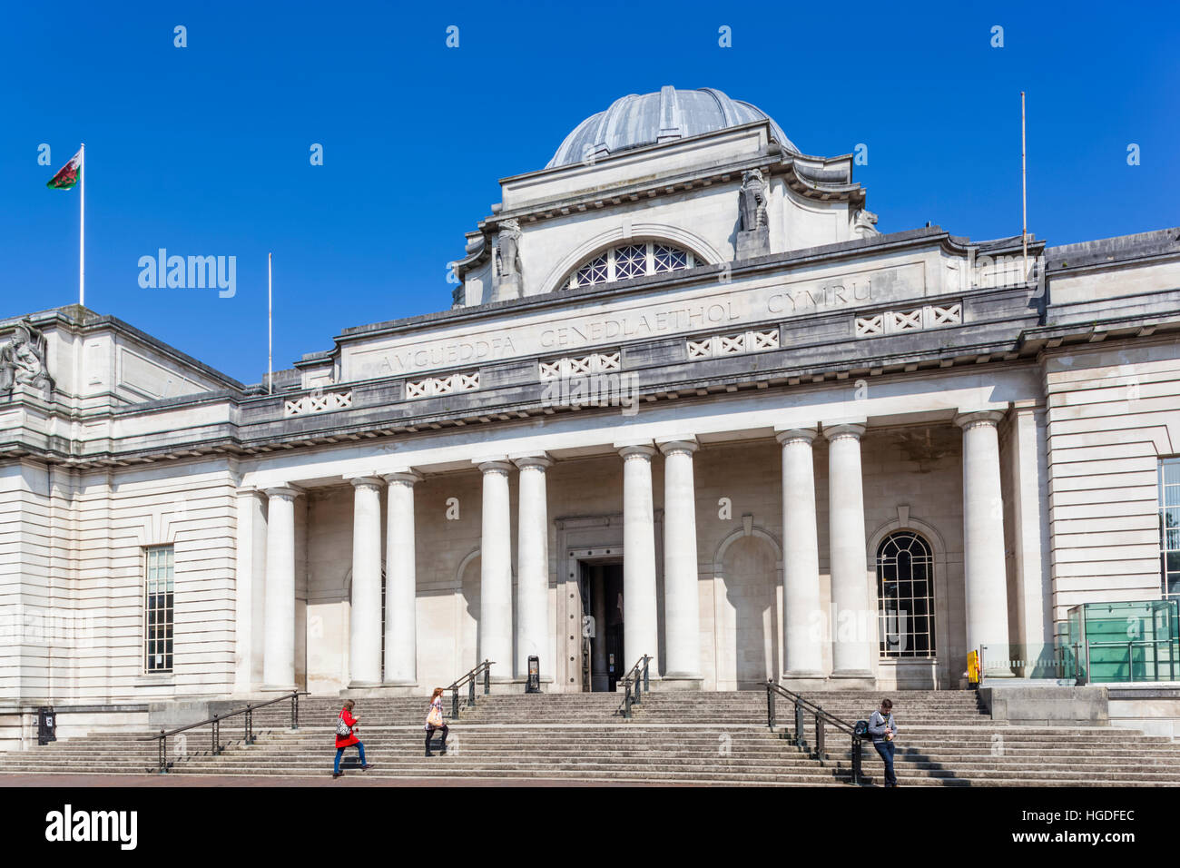 Pays de Galles, Cardiff, National Museum Cardiff Banque D'Images