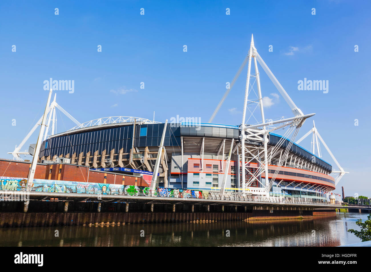 Pays de Galles, Cardiff, le Millennium Stadium aka Principauté Stadium Banque D'Images