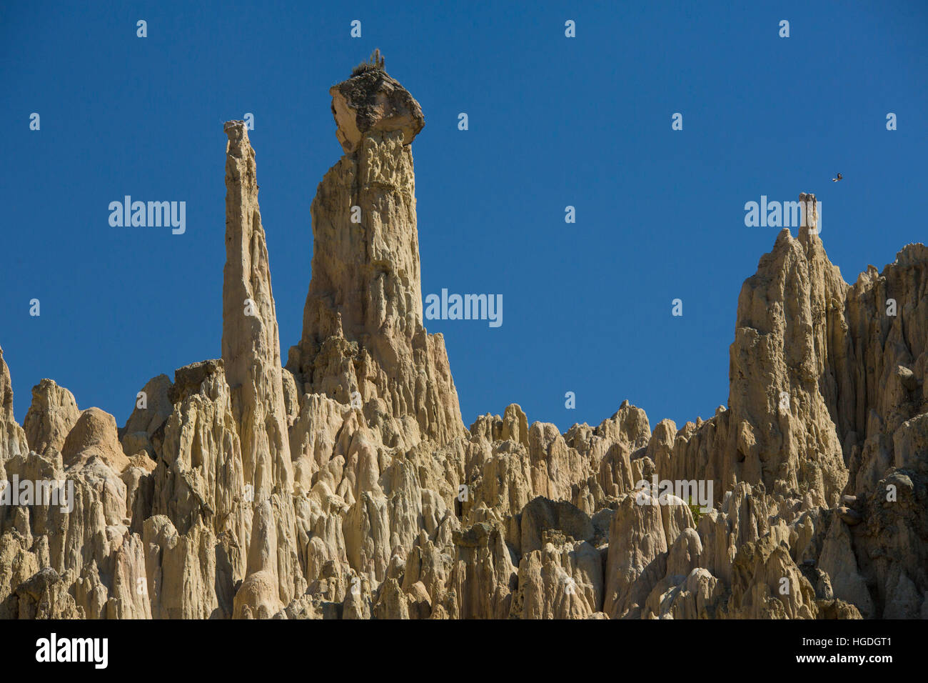 La vallée de la lune, Valle de la Luna, près de La Paz, Banque D'Images