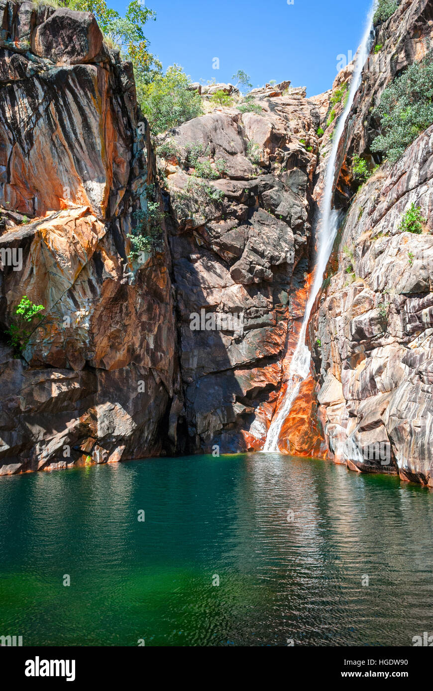 Parc National de Kakadu, Australie Territoire du Nord (cascade) Banque D'Images