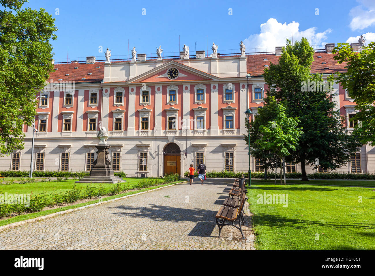 Karlin Prague bâtiment Invalidovna dans le quartier Karlin Prague République tchèque Banque D'Images