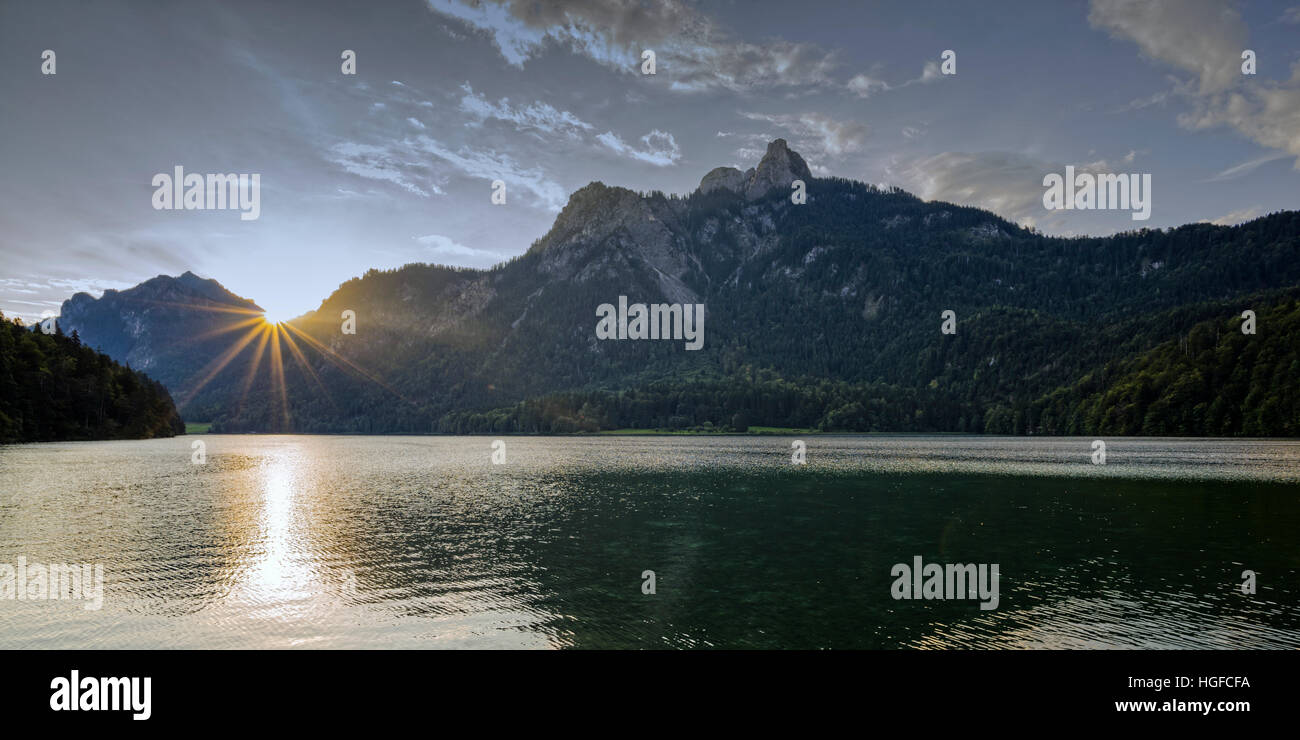 Alpsee lac de Bavière Banque D'Images