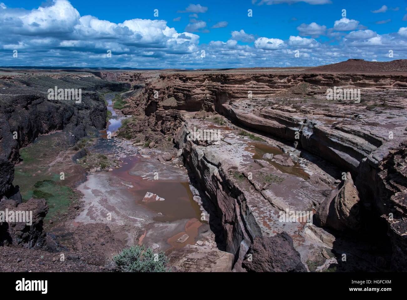 Grand Falls de la little Colorado river, Arizona Banque D'Images