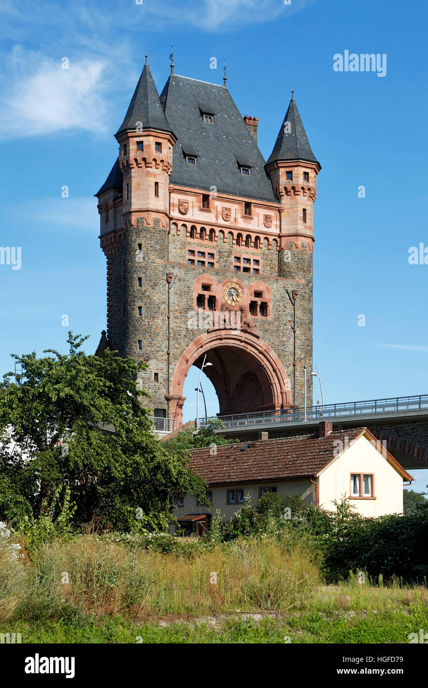 Tour Nibelungen, en vers, Rhénanie-Palatinat Banque D'Images
