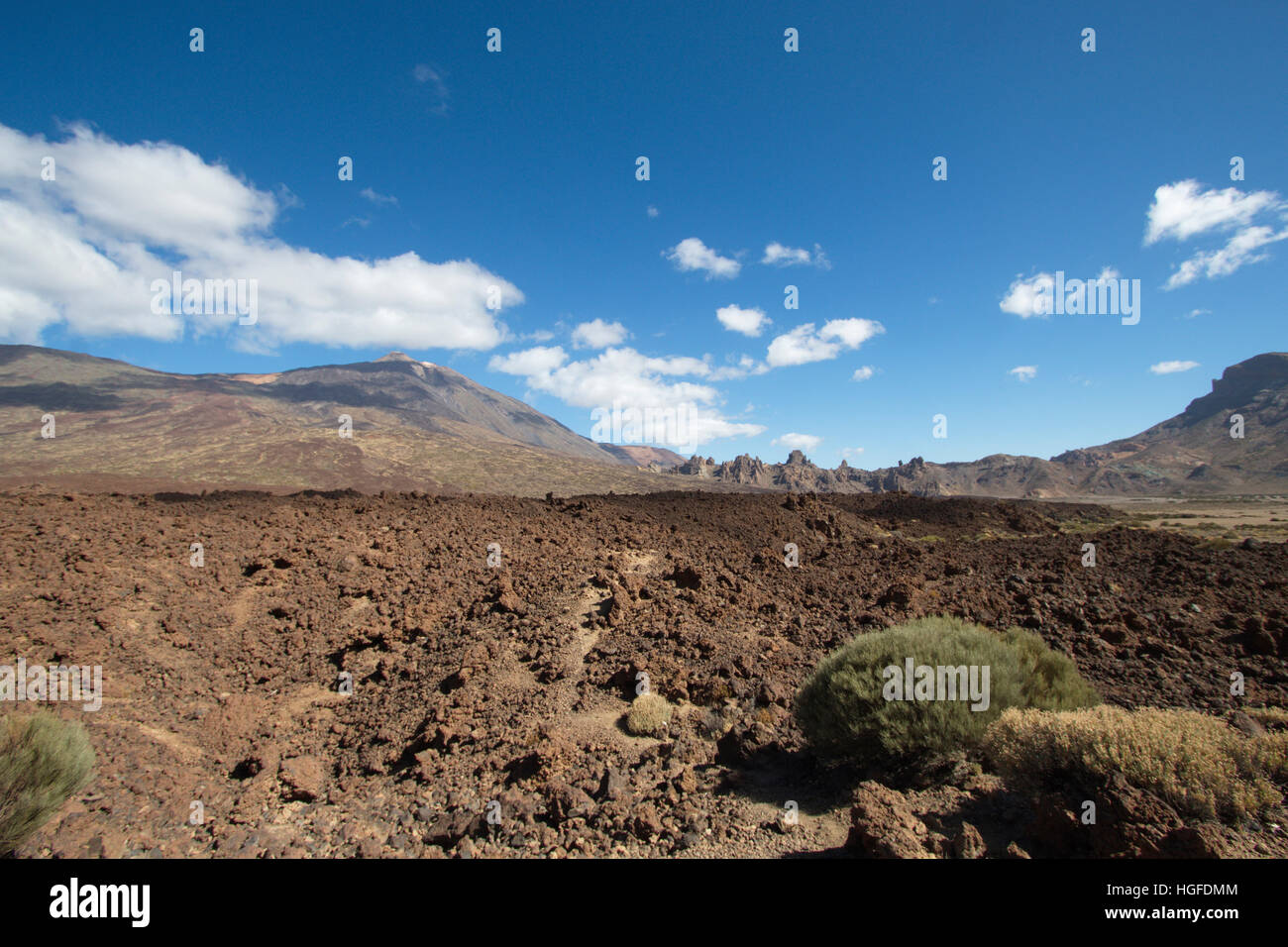 Le Parc National du Teide Banque D'Images