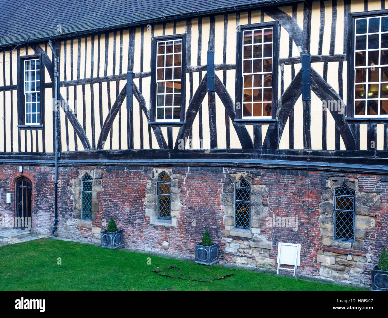 Merchant Adventurers Hall Bâtiment à ossature bois Ville de York Yorkshire Angleterre Banque D'Images