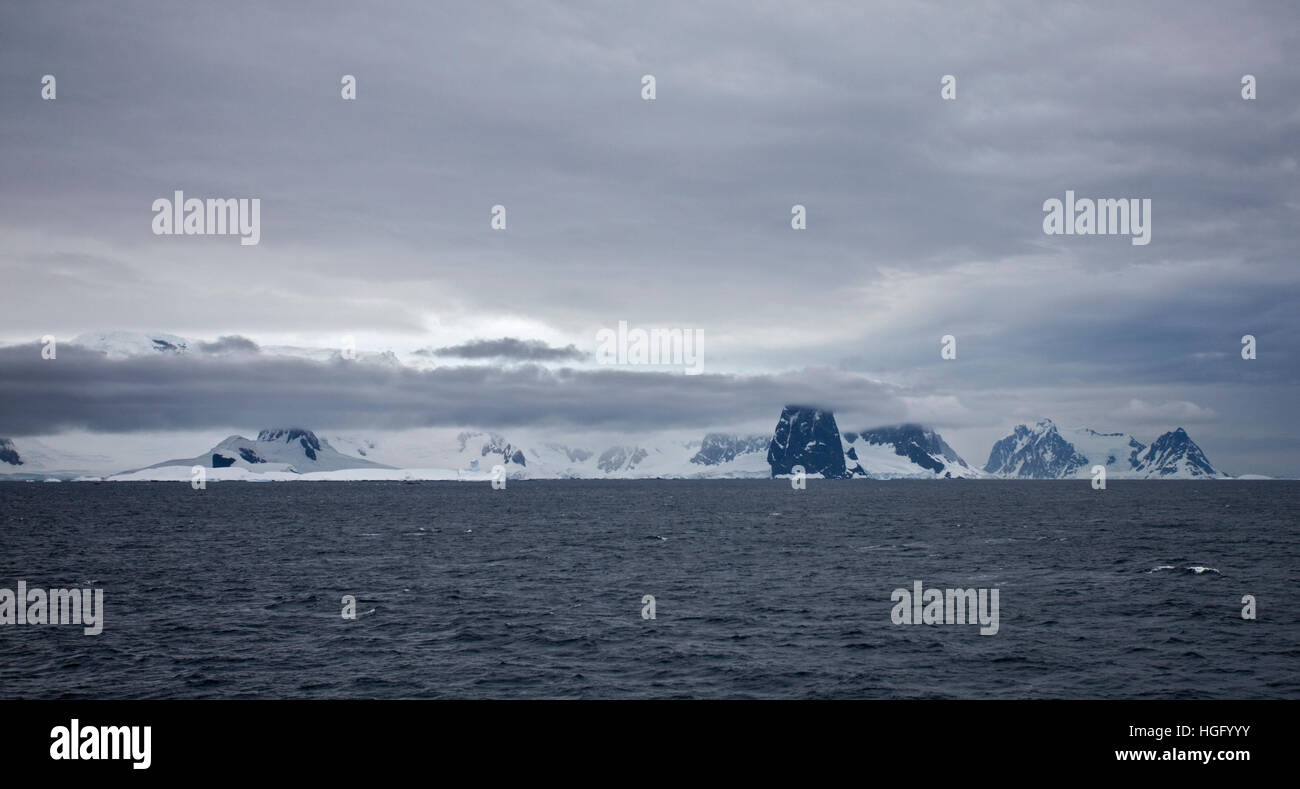 Le détroit de Gerlache, Péninsule Antarctique Banque D'Images