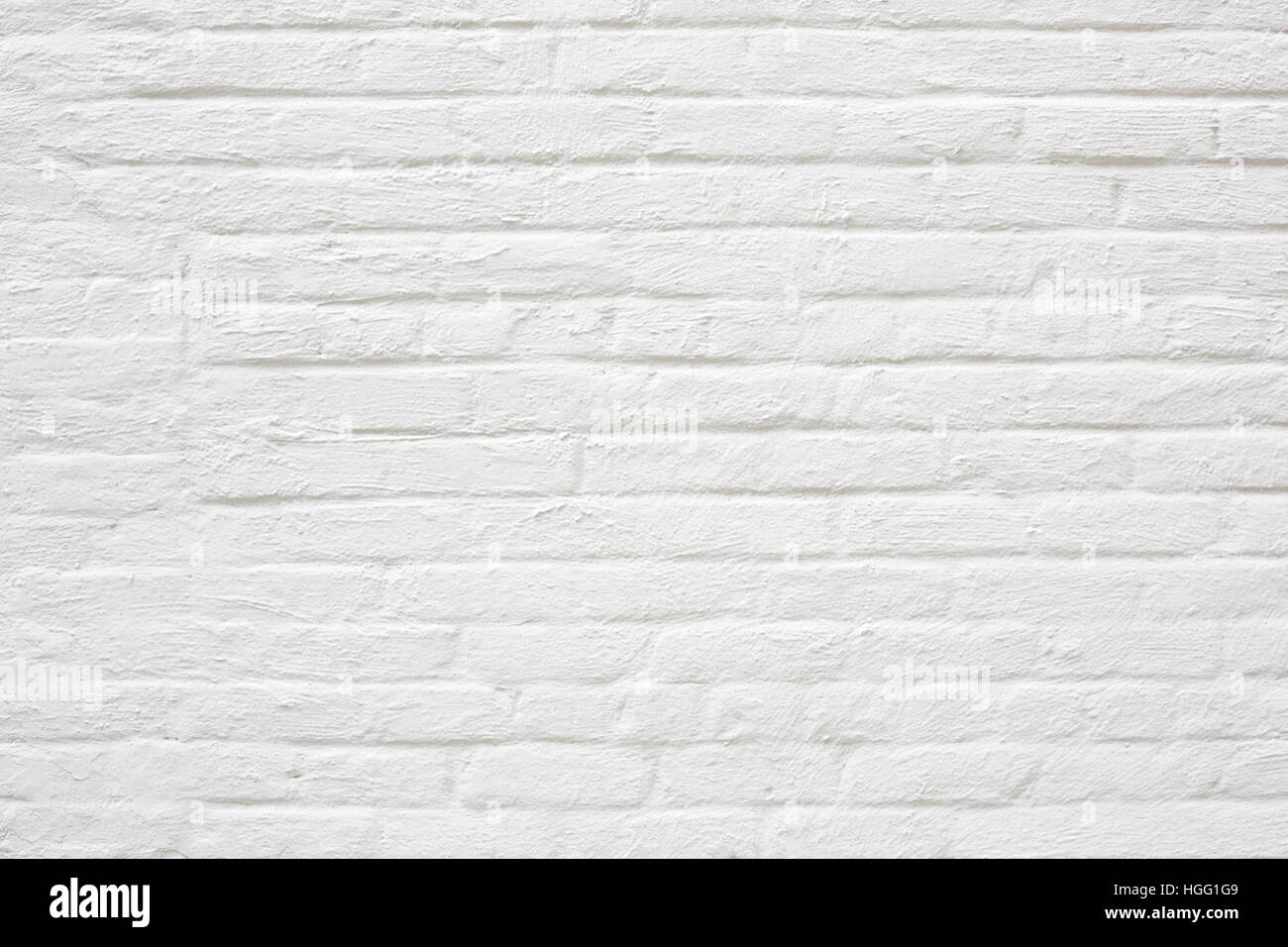 Mur de briques peint blanc texture background Banque D'Images